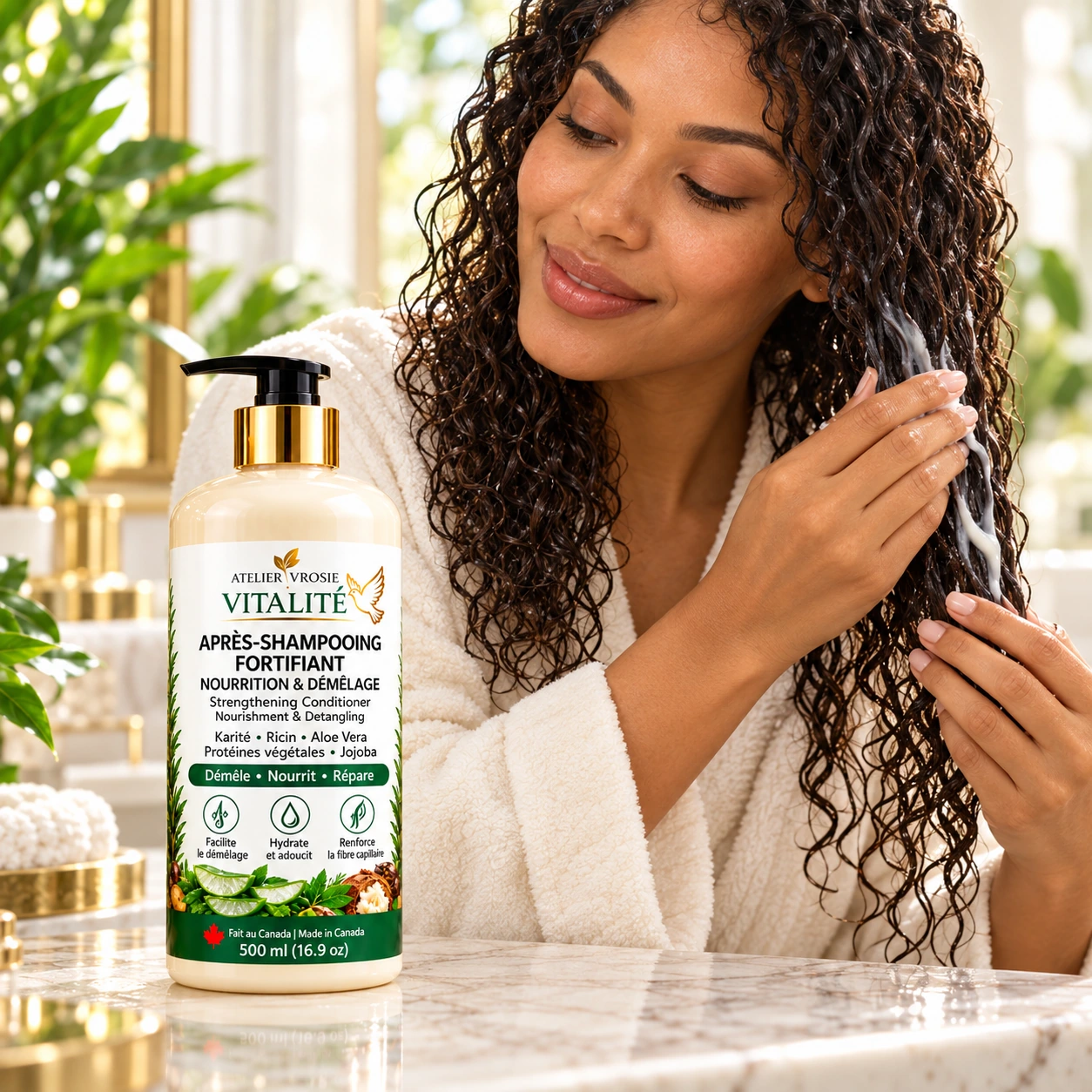 Application sur les longueurs — Après-Shampooing VITALITÉ